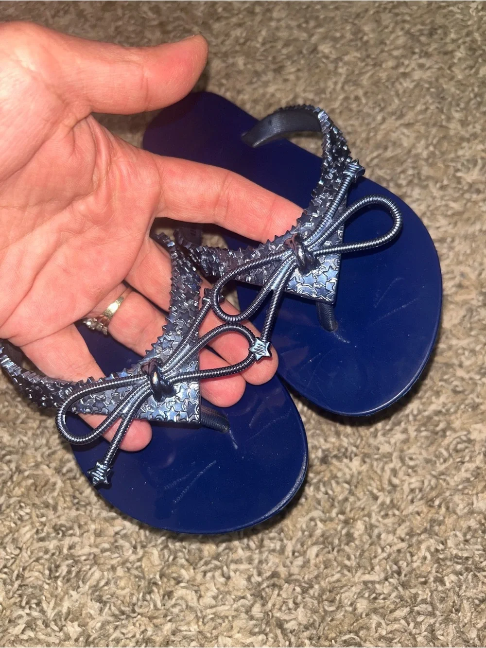 Mini Melissa Stars Sandals size 1